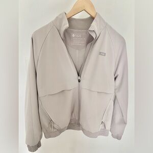 FIGS Sydney Scrub Jacket Light Grey XS